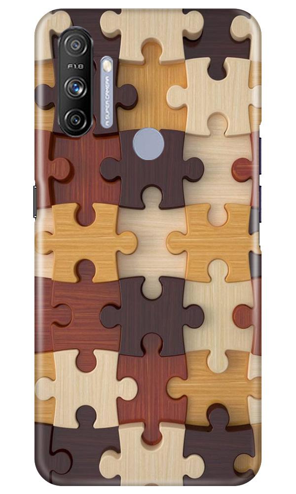 Puzzle Pattern Case for Realme Narzo 20A (Design No. 217)