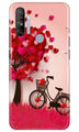 Red Heart Cycle Case for Realme Narzo 20A (Design No. 222)