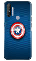 Captain America Shield Case for Realme Narzo 20A (Design No. 253)
