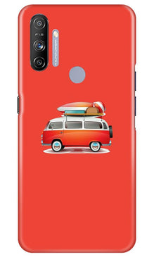 Travel Bus Mobile Back Case for Realme Narzo 20A (Design - 258)