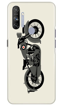 MotorCycle Mobile Back Case for Realme Narzo 20A (Design - 259)