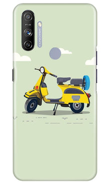 Vintage Scooter Mobile Back Case for Realme Narzo 20A (Design - 260)