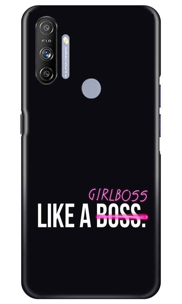 Like a Girl Boss Case for Realme Narzo 20A (Design No. 265)