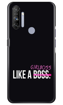 Like a Girl Boss Mobile Back Case for Realme Narzo 20A (Design - 265)