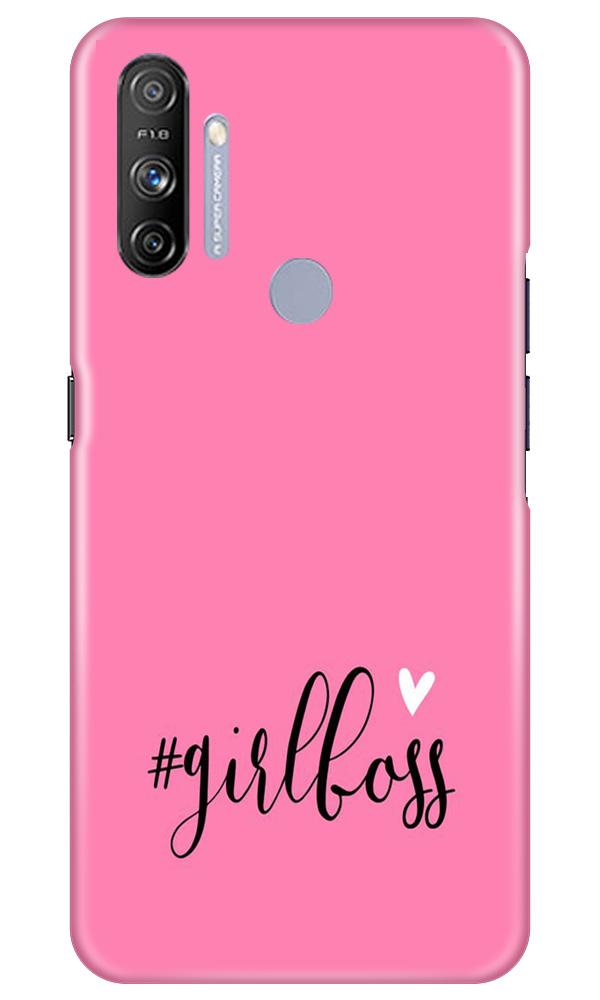 Girl Boss Pink Case for Realme Narzo 20A (Design No. 269)