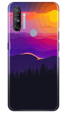 Sun Set Mobile Back Case for Realme Narzo 20A (Design - 279)