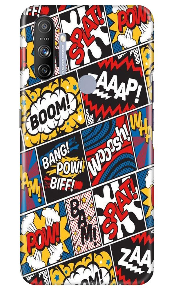 Boom Mobile Back Case for Realme Narzo 20A (Design - 302)