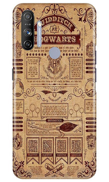Hogwarts Mobile Back Case for Realme Narzo 20A (Design - 304)