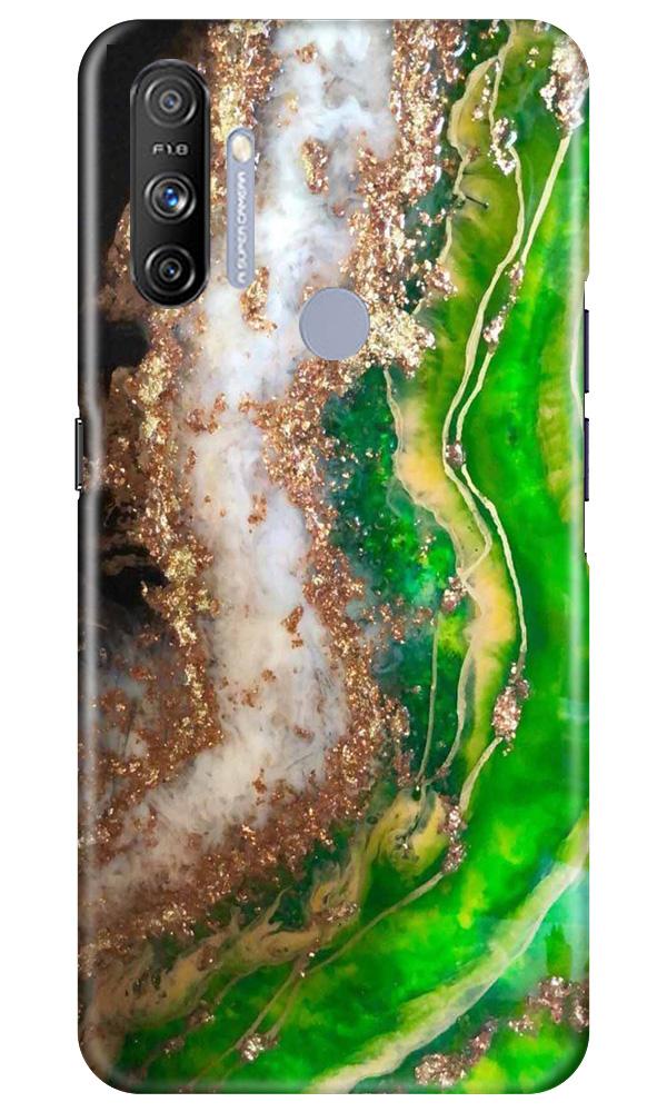 Marble Texture Mobile Back Case for Realme Narzo 20A (Design - 307)