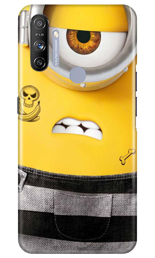Minion Mobile Back Case for Realme Narzo 20A (Design - 324)