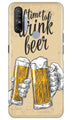 Drink Beer Mobile Back Case for Realme Narzo 20A (Design - 328)