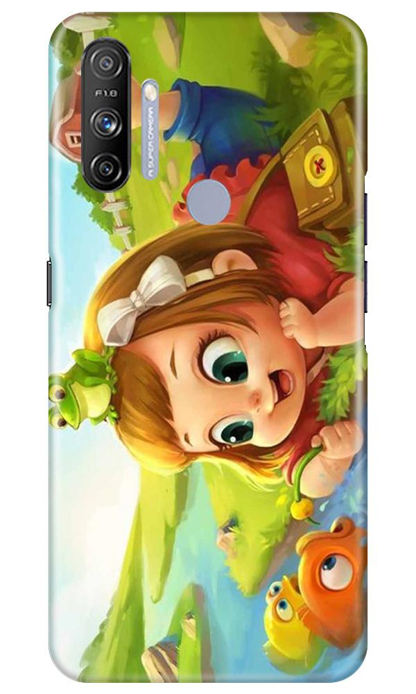 Baby Girl Mobile Back Case for Realme Narzo 20A (Design - 339)