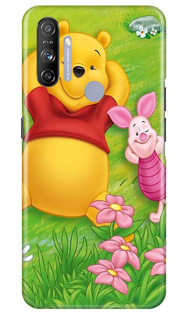 Winnie The Pooh Mobile Back Case for Realme Narzo 20A (Design - 348)