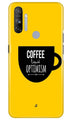Coffee Optimism Mobile Back Case for Realme Narzo 20A (Design - 353)