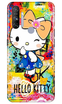 Hello Kitty Mobile Back Case for Realme Narzo 20A (Design - 362)