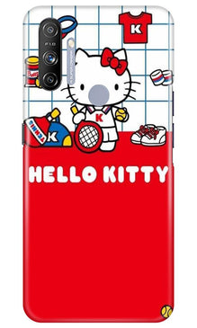 Hello Kitty Mobile Back Case for Realme Narzo 20A (Design - 363)