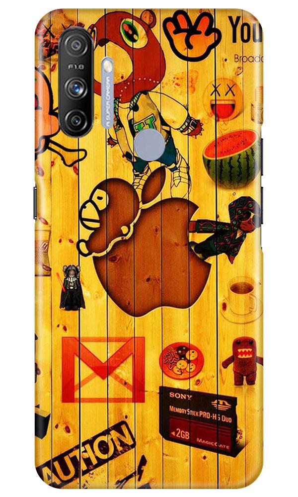 Wooden Texture Mobile Back Case for Realme Narzo 20A (Design - 367)