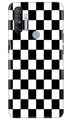 Black White Boxes Mobile Back Case for Realme Narzo 20A (Design - 372)