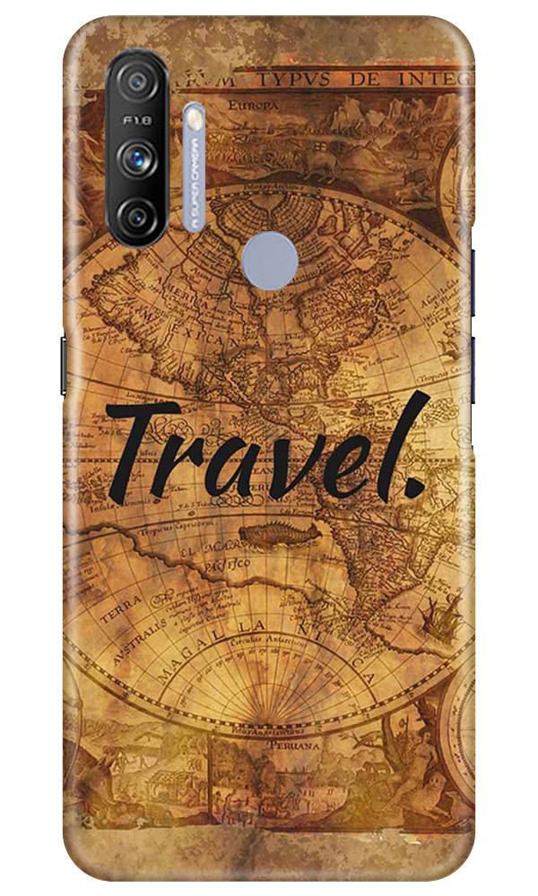 Travel Mobile Back Case for Realme Narzo 20A (Design - 375)