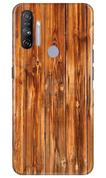 Wooden Texture Mobile Back Case for Realme Narzo 20A (Design - 376)