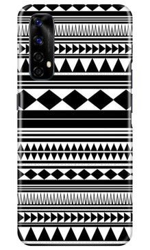 Black white Pattern Mobile Back Case for Realme Narzo 20 Pro (Design - 5)