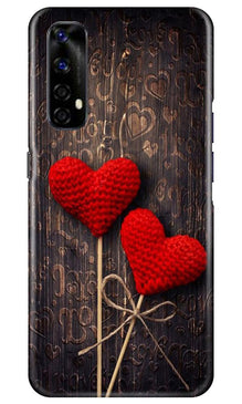 Red Hearts Mobile Back Case for Realme Narzo 20 Pro (Design - 80)