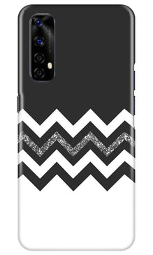 Black white Pattern2Mobile Back Case for Realme Narzo 20 Pro (Design - 83)