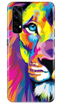 Colorful Lion Mobile Back Case for Realme Narzo 20 Pro  (Design - 110)