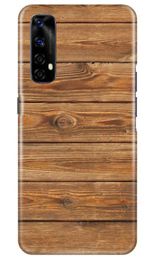 Wooden Look Mobile Back Case for Realme Narzo 20 Pro  (Design - 113)