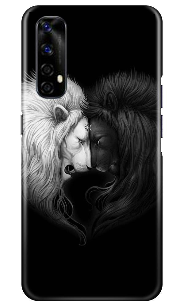 Dark White Lion Case for Realme Narzo 20 Pro  (Design - 140)