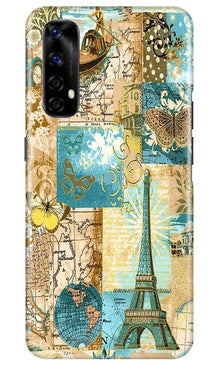 Travel Eiffel Tower Mobile Back Case for Realme Narzo 20 Pro (Design - 206)
