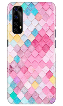 Pink Pattern Mobile Back Case for Realme Narzo 20 Pro (Design - 215)