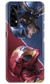 Ironman Captain America Case for Realme Narzo 20 Pro (Design No. 245)