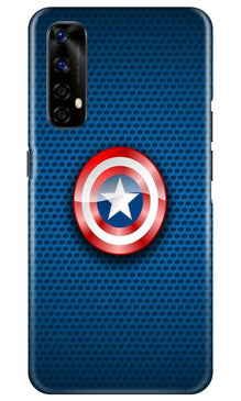 Captain America Shield Mobile Back Case for Realme Narzo 20 Pro (Design - 253)