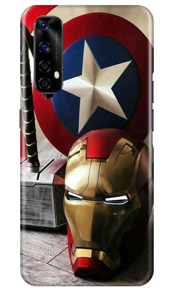 Ironman Captain America Case for Realme Narzo 20 Pro (Design No. 254)