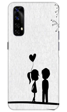 Cute Kid Couple Mobile Back Case for Realme Narzo 20 Pro (Design - 283)