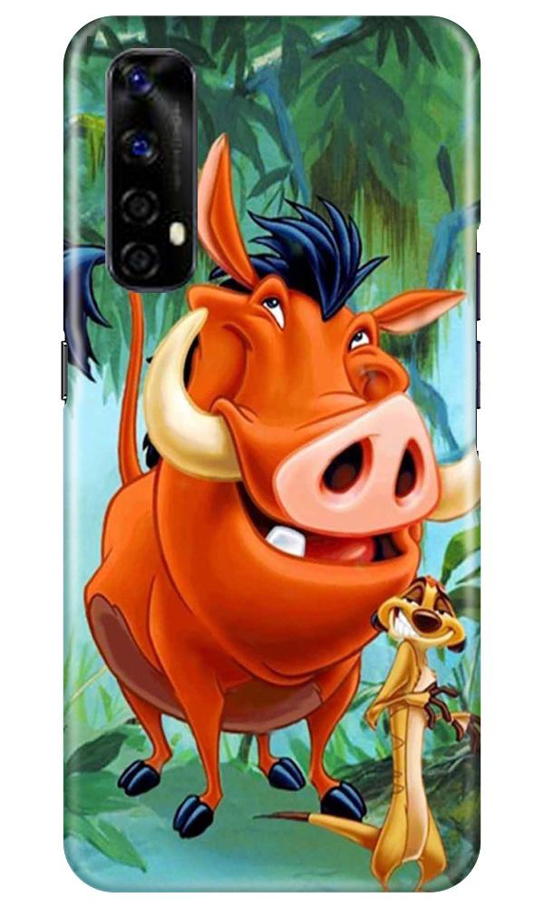 Timon and Pumbaa Mobile Back Case for Realme Narzo 20 Pro (Design - 305)