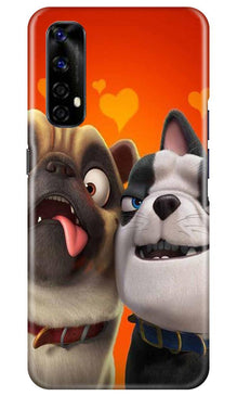 Dog Puppy Mobile Back Case for Realme Narzo 20 Pro (Design - 350)