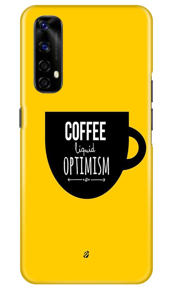 Coffee Optimism Mobile Back Case for Realme Narzo 20 Pro (Design - 353)