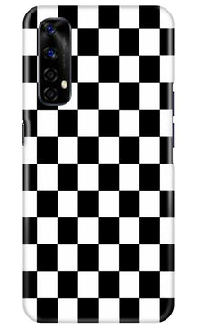 Black White Boxes Mobile Back Case for Realme Narzo 20 Pro (Design - 372)