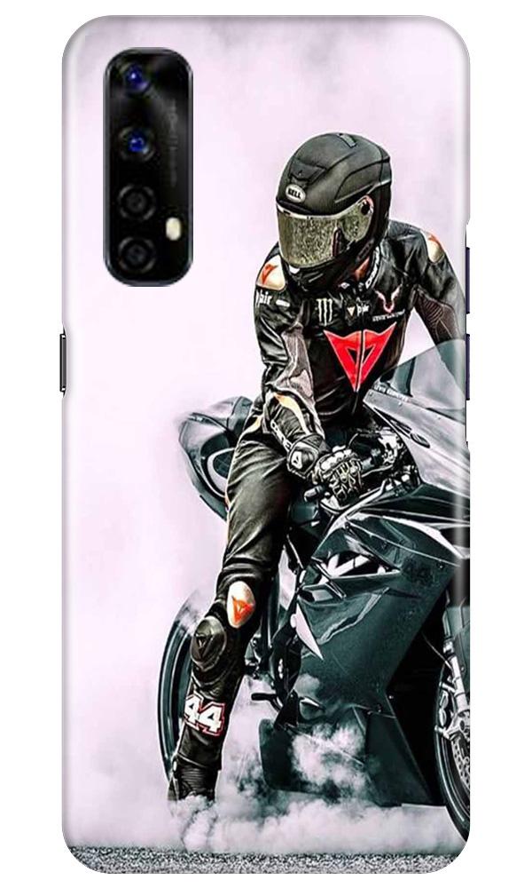 Biker Mobile Back Case for Realme Narzo 20 Pro (Design - 383)