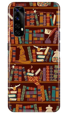 Book Shelf Mobile Back Case for Realme Narzo 20 Pro (Design - 390)