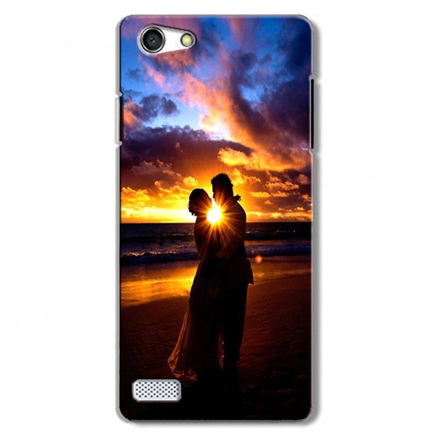 Couple Sea shore Case for Oppo Neo 7