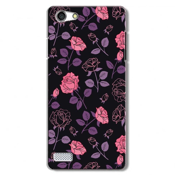 Rose Black Background Case for Oppo Neo 7