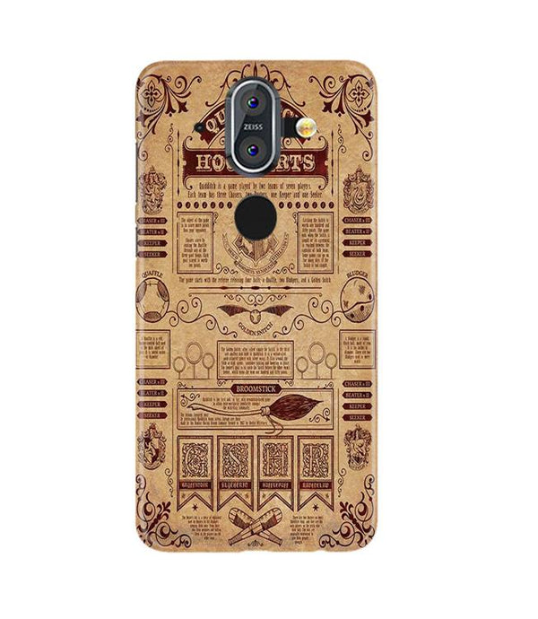 Hogwarts Mobile Back Case for Nokia 9 (Design - 304)