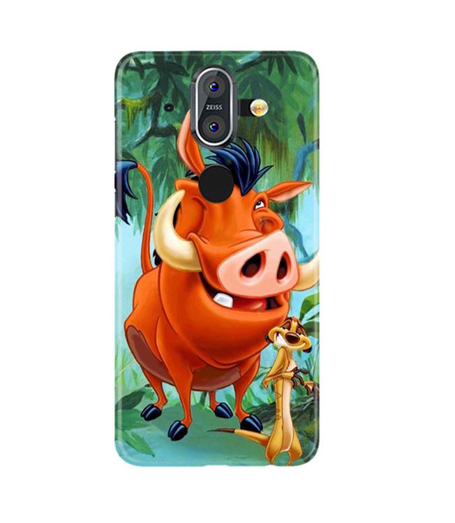 Timon and Pumbaa Mobile Back Case for Nokia 9 (Design - 305)
