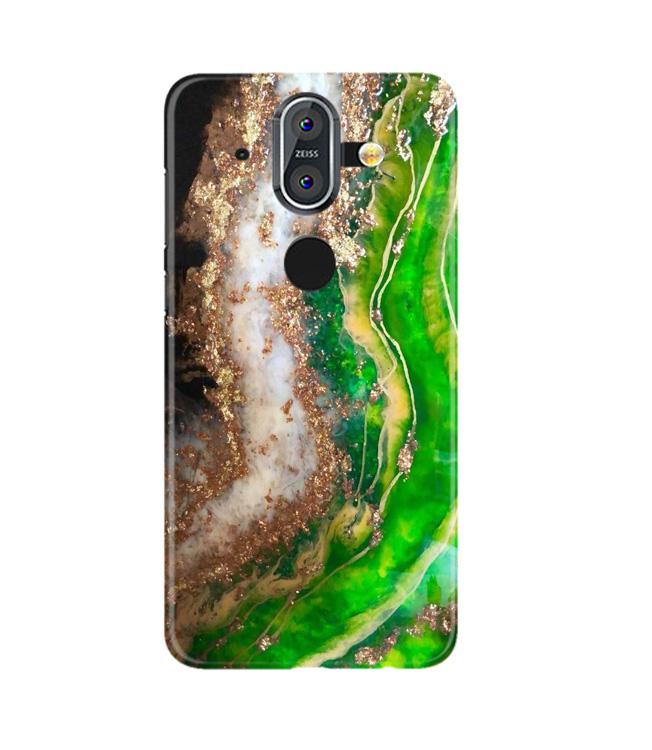 Marble Texture Mobile Back Case for Nokia 9 (Design - 307)