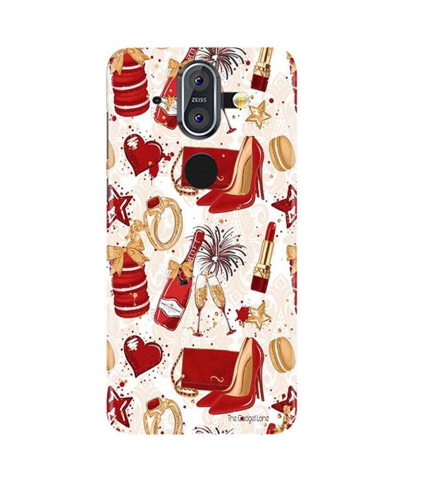 Girlish Mobile Back Case for Nokia 9 (Design - 312)