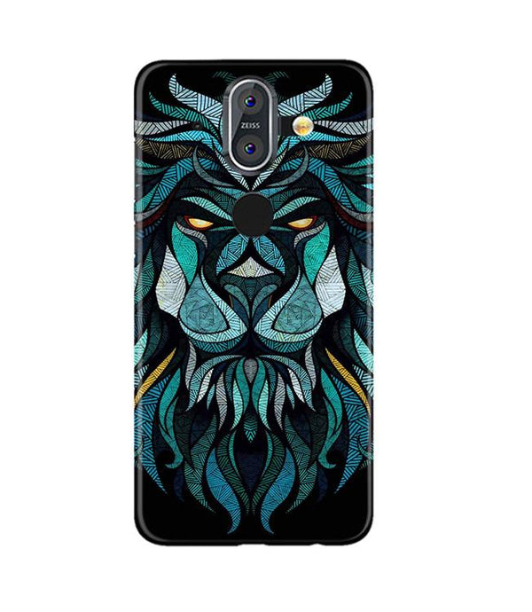 Lion Mobile Back Case for Nokia 9 (Design - 314)