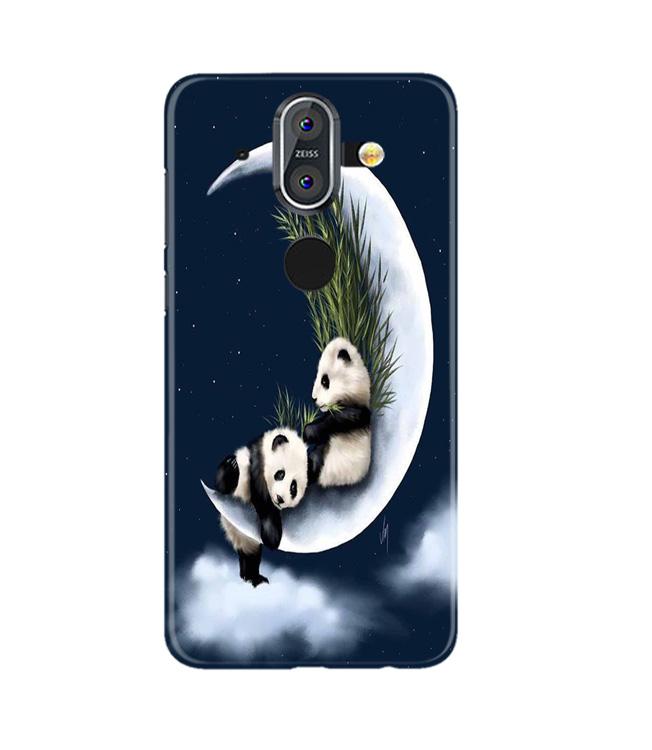 Panda Moon Mobile Back Case for Nokia 8 (Design - 318)